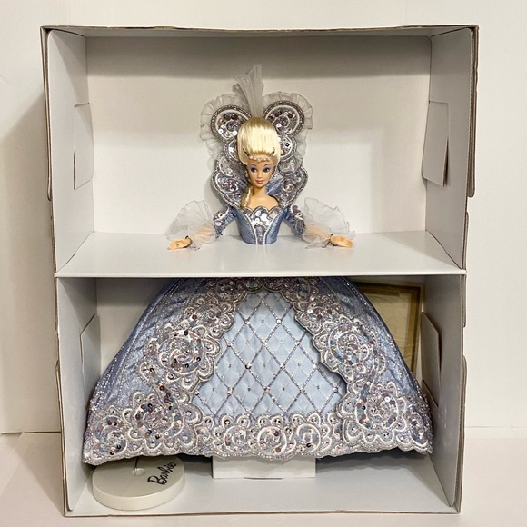 🌹🍃New In Box-1997 Bob Mackie-Limited Edition “Madame Du” Porcelain Barbie Doll - Picture 6 of 16